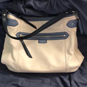 Coach Daisy Spectator Leather Convertible Hobo Bag